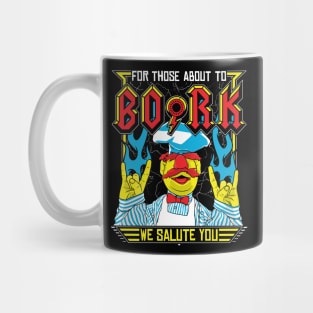 Swedish Chef For Those About to BORK Mug